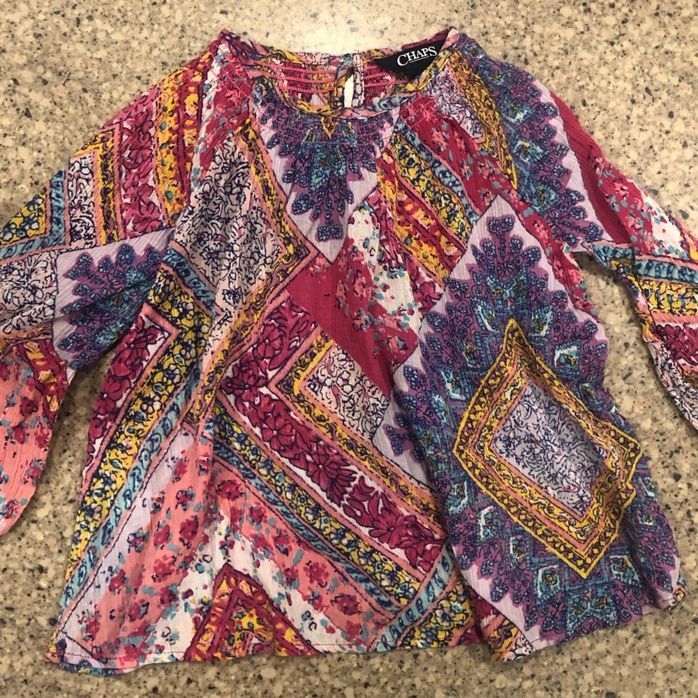 Girls long sleeve shirt. Chaps.